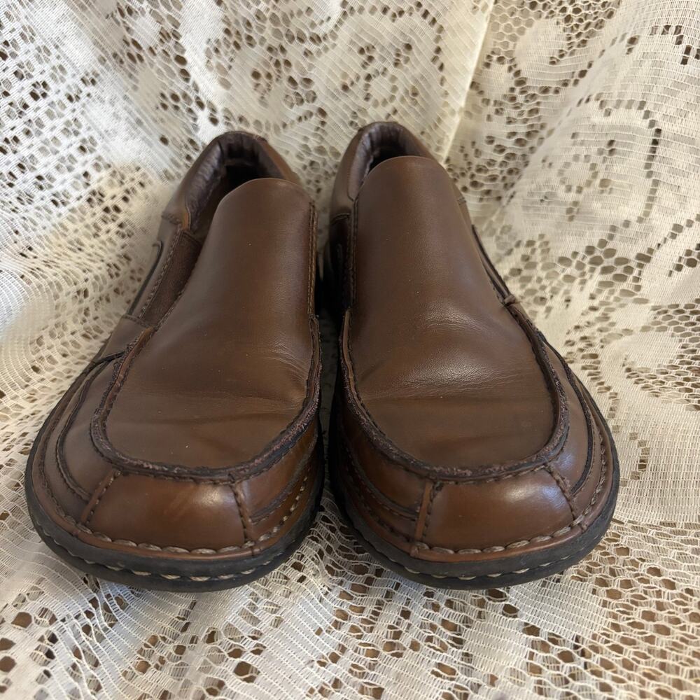 Streetcars Carrera Men's US 8.5 M Brown Leather Slip On Loafers Shoes